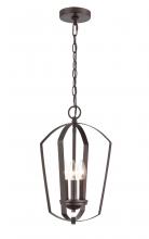 Millennium 9823-RBZ - Ivey Lake 3-Light Pendant light Rubbed Bronze