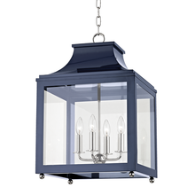 Mitzi by Hudson Valley Lighting H259704L-PN/NVY - Leigh Lantern