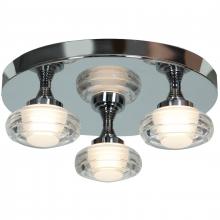 Access 63978LEDD-CH/ACR - 3 Light Cluster LED Flush Mount