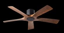 Modern Forms US - Fans Only FH-W1811-5-MB/DK - Aviator 5 Flush Mount Ceiling Fan