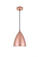 Elegant LD2409HG - Kenneth 1 Light Honey Gold Pendant