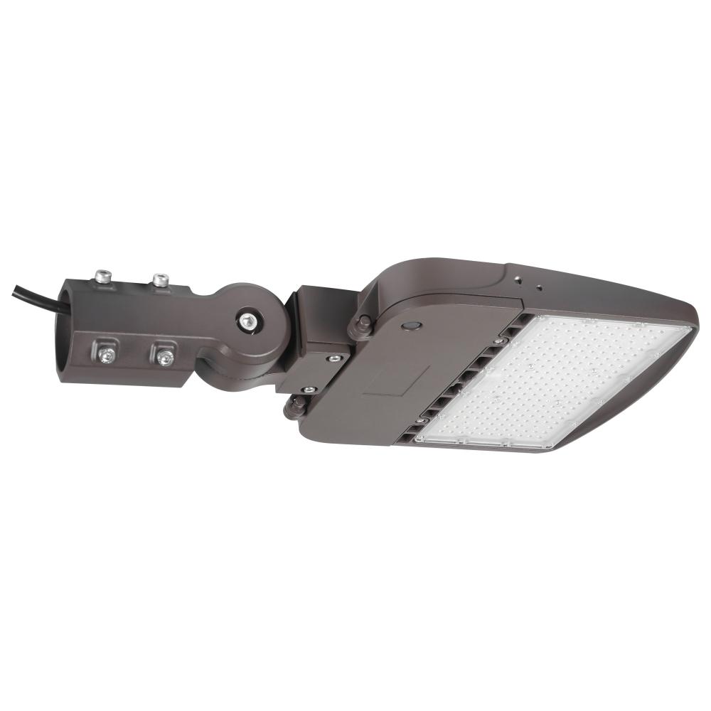 LED Area Light Type III; 200W; Bronze Finish; 4000K; 120-277V