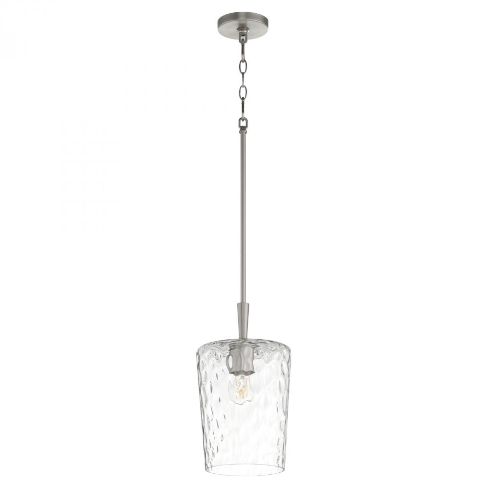 Goodwin 8 inches Pendant, Satin Nickel