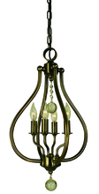 Framburg 4444 MB - 4-LIGHT MAHOGANY BRONZE DEWDROP PENDANT