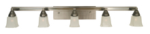 Framburg 4775 SP/PN - 5-Light Satin Pewter/Polished Nickel Mercer Sconce