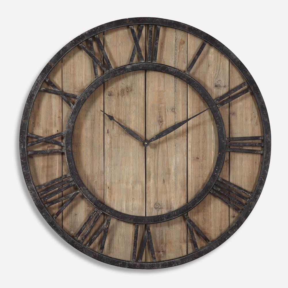 Uttermost Powell Wooden Wall Clock