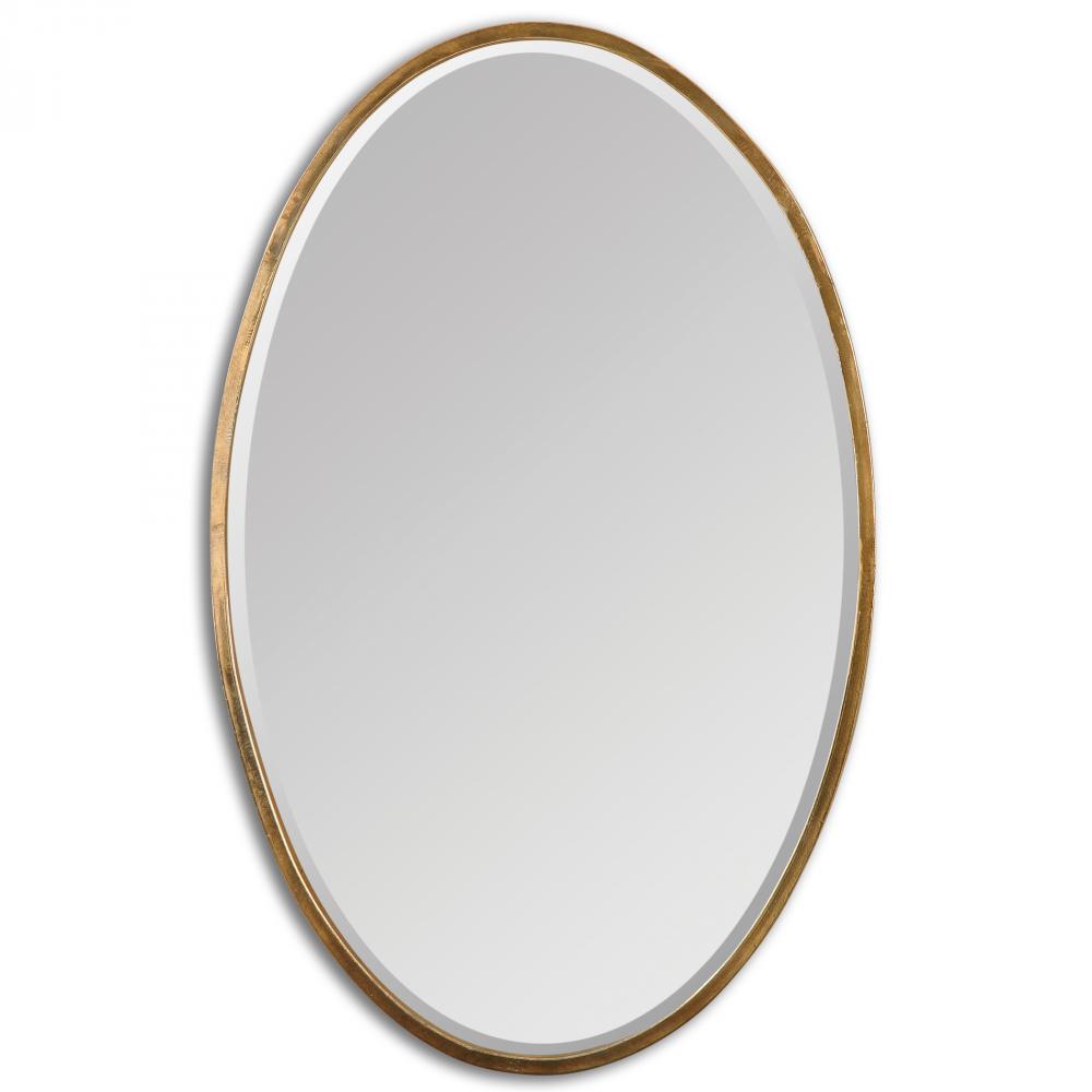 Herleva Gold Oval Mirror