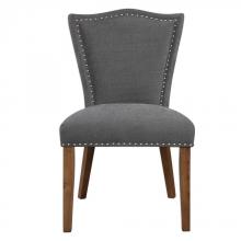 Uttermost 23365 - Uttermost Ruhls Gray Armless Chair