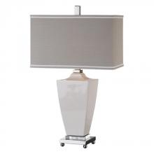 Uttermost 27300-1 - Uttermost Rochelle White Glaze Table Lamp