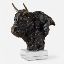 Uttermost 18148 - Bison Bust Bronze Sculpture