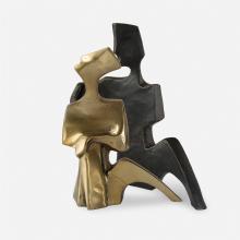 Uttermost 18149 - Affection Bronze Gold Sculpture, S/2