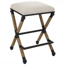 Uttermost 23709 - Firth Rustic Oatmeal Counter Stool