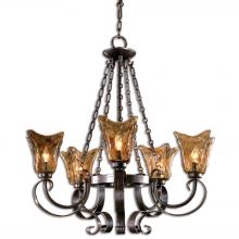 Uttermost 21007 - Vetraio 5Lt Oil Rubbed Bronze Chandelier