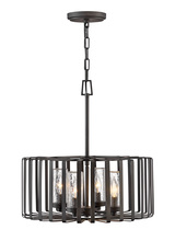 Hinkley 29504BGR - Hinkley Lighting Reid Series 29504BGR Exterior Chandelier (Line or Low-Voltage)