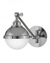 Hinkley 4830PN - Small Swing Arm Single Light Sconce