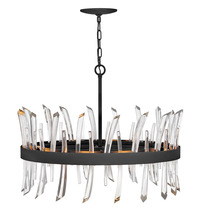 Fredrick Ramond FR30904BLK - Medium Single Tier Chandelier