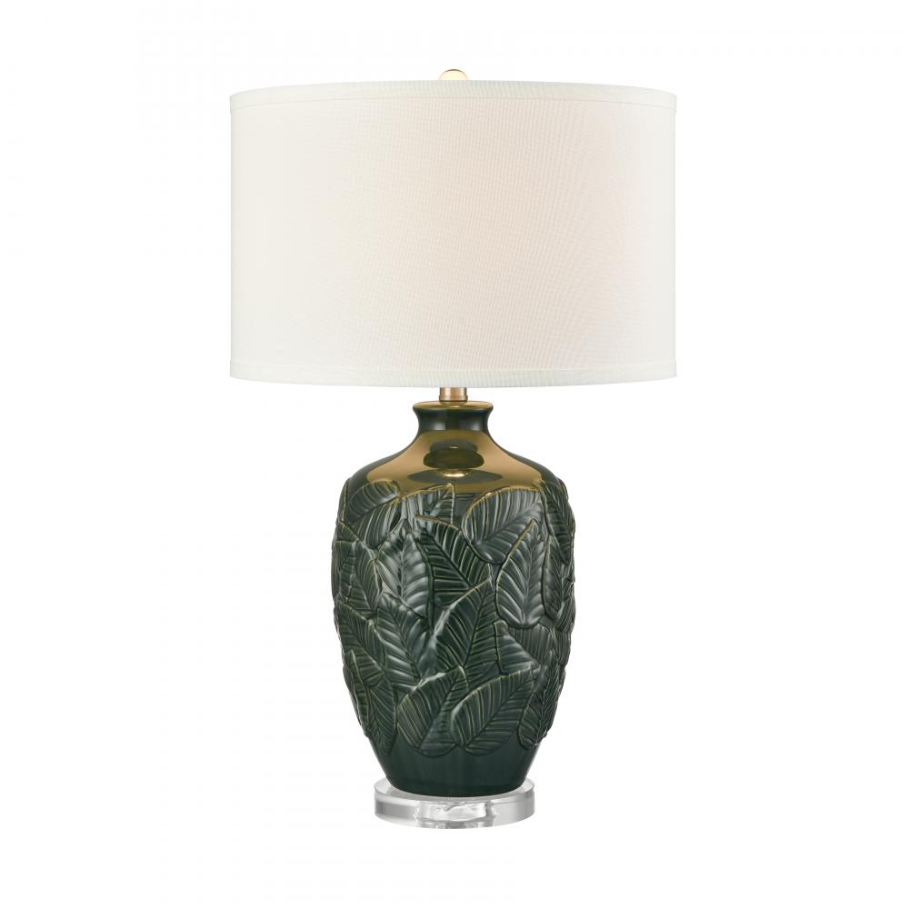 Goodell 27.5'' High 1-Light Table Lamp - Green Glaze