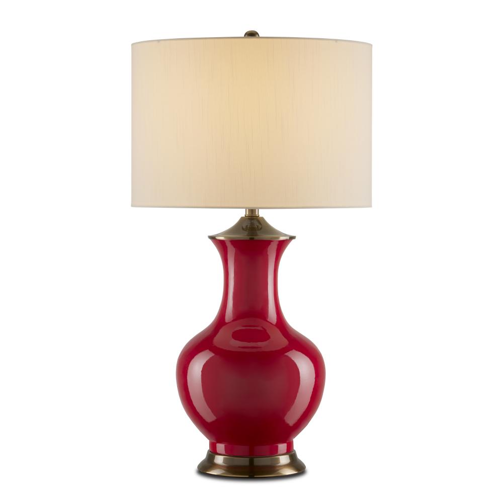 Lilou Red Table Lamp