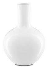 Currey 1200-0216 - Imperial Small Gourd White Vas